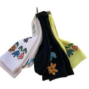 Adidas Always Original Crew Socks 3 Pairs Shoe Size 5-10